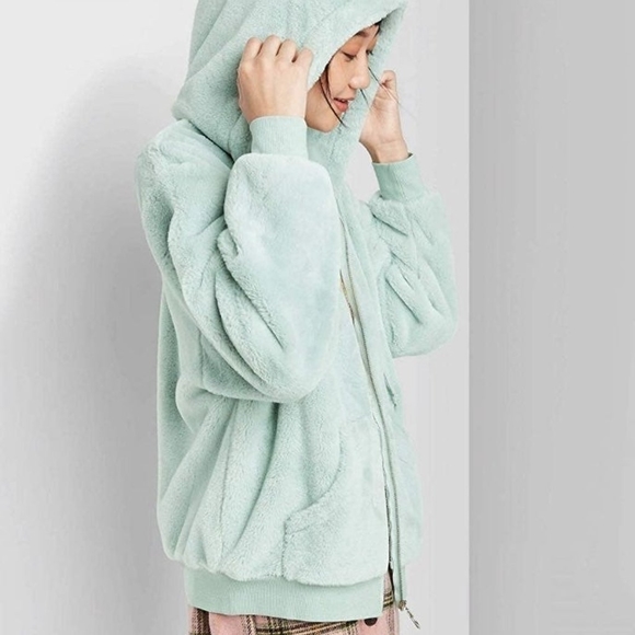 Light Blue Wild Fable zip up, size XS/S - Picture 1 of 6